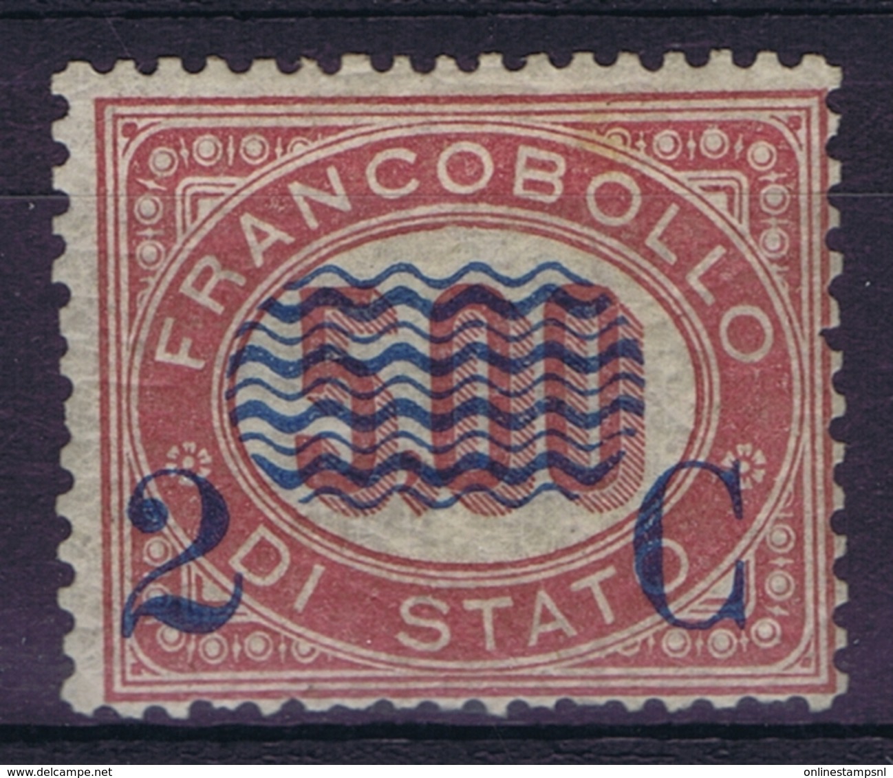 Italy:  Sa 35 Mi 35 MH/* Flz/ Charniere 1878 - Ungebraucht