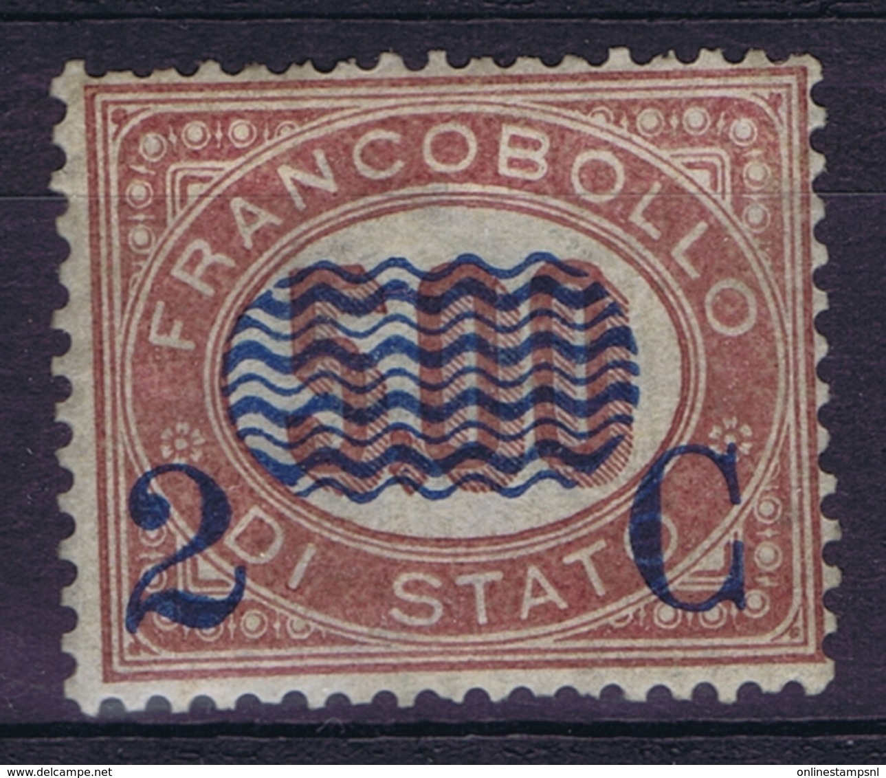 Italy:  Sa 35 Mi 35 MH/* Flz/ Charniere 1878 - Ungebraucht