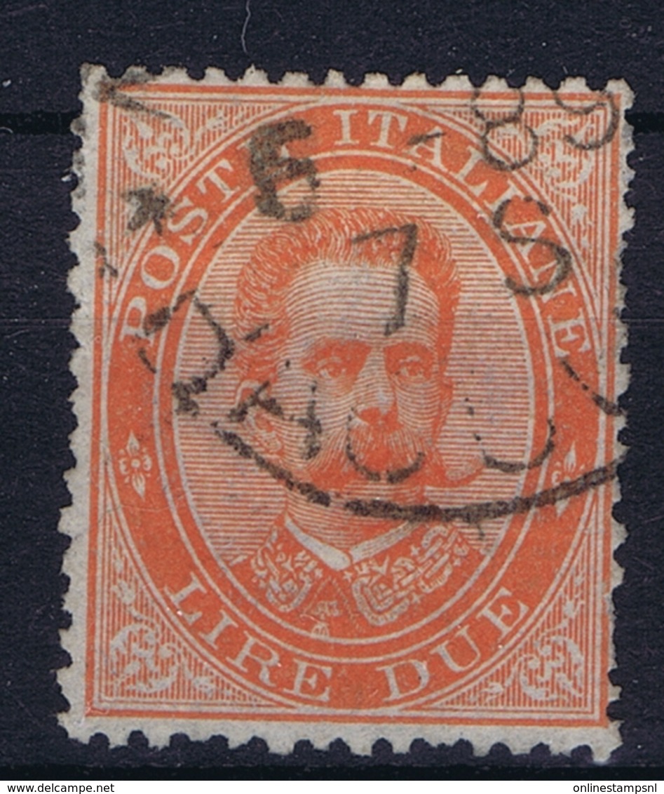 Italy:  Sa 43 Mi 49 Obl./Gestempelt/used  1882 - Oblitérés