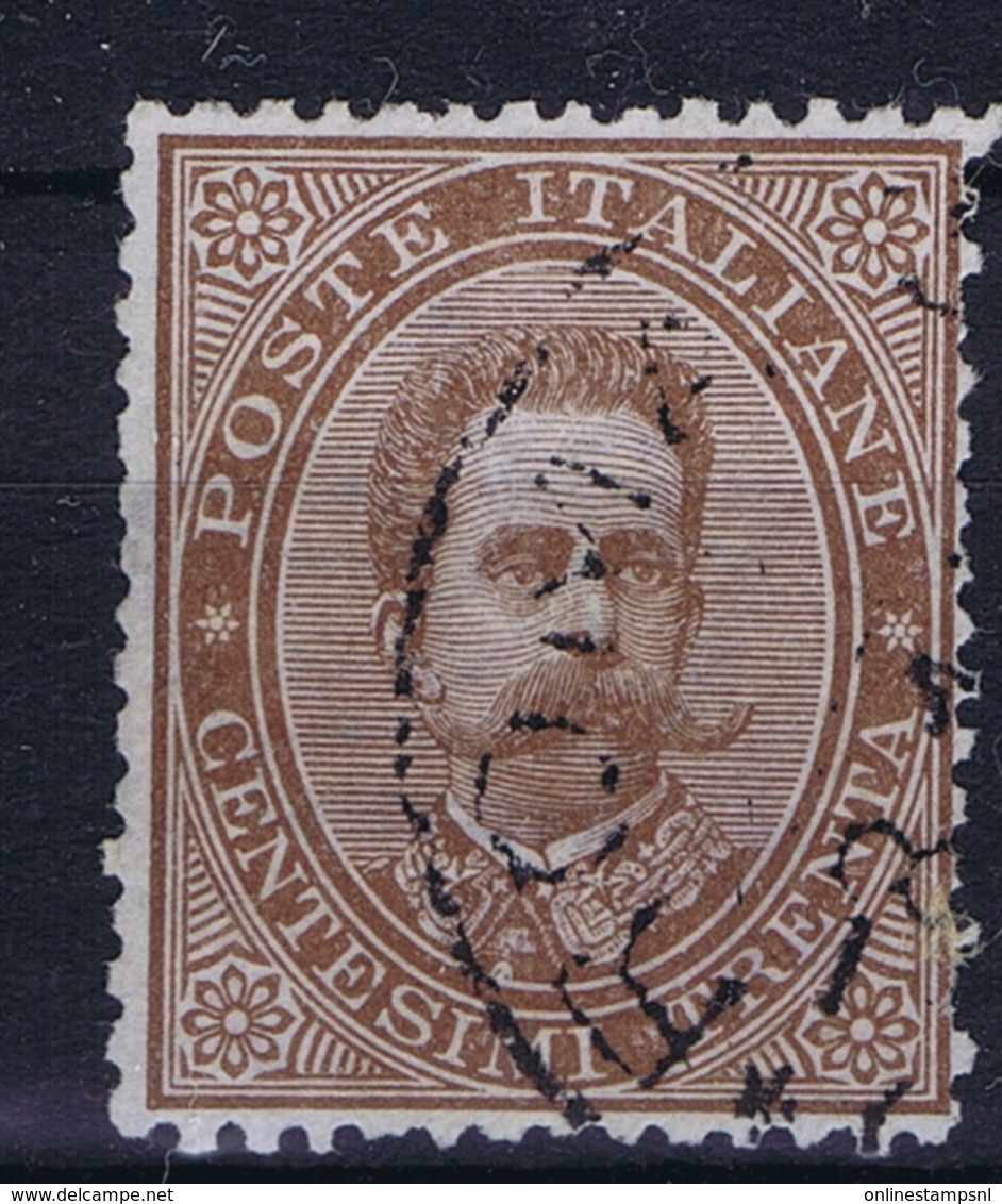 Italy:  Sa 41 Mi 41A Obl./Gestempelt/used  1879 - Gebraucht