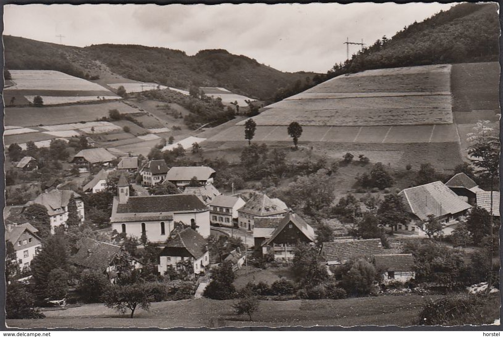 D-79215 Elzach-Oberprechtal (Schwarzwald) - Alte Ortsansicht - Elzach