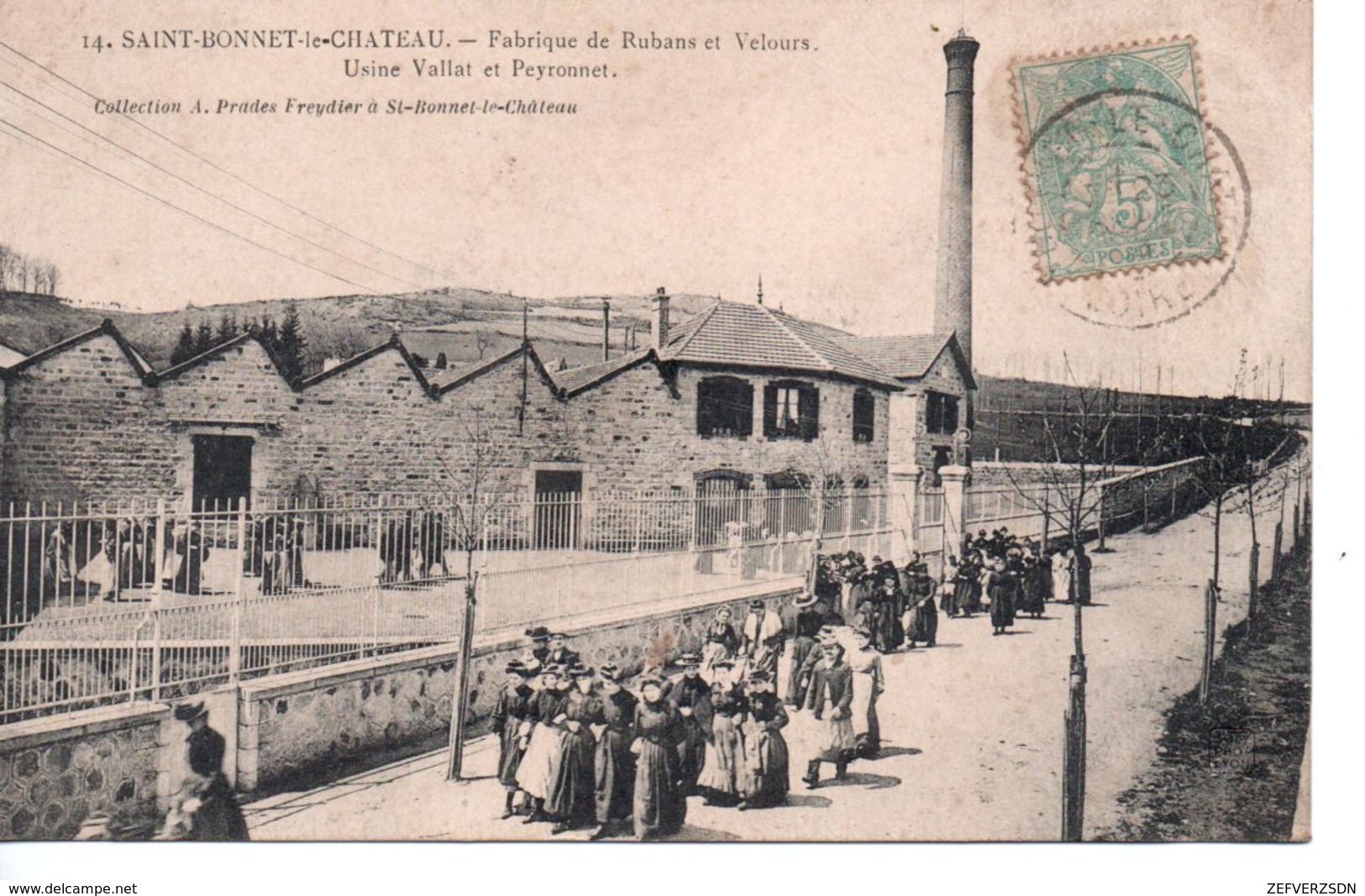 42 ST SAINT BONNET LE CHATEAU FABRIQUE USINE  LOIRE MONTBRISON ST JUST RAMBERT ST - Saint Just Saint Rambert