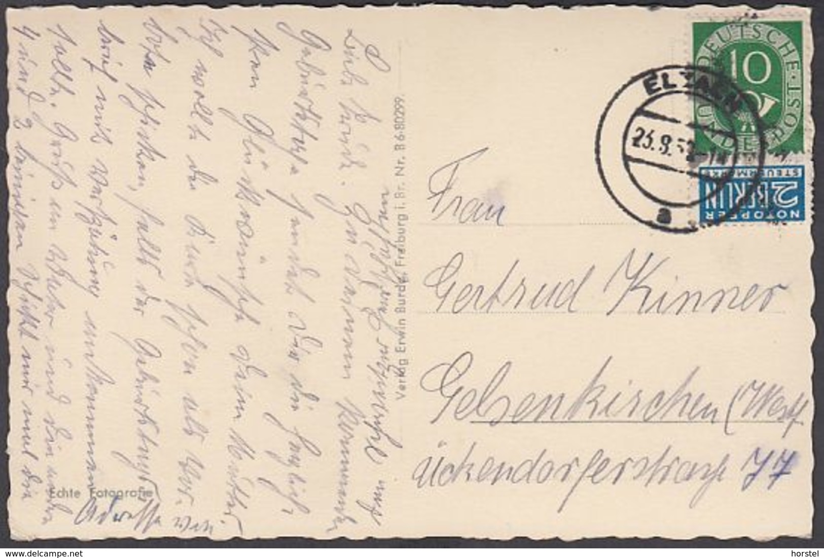 D-79215 Elzach- Schwarzwald - Alte Ansicht - Nice Stamp - Elzach