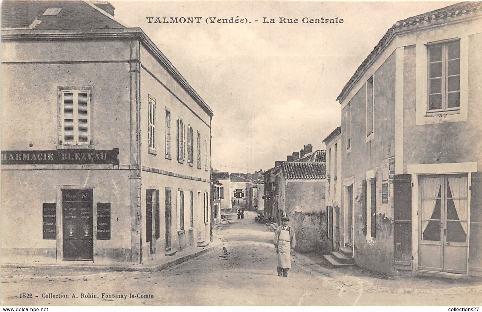 85-TALMONT- LA RUE CENTRALE - Talmont Saint Hilaire