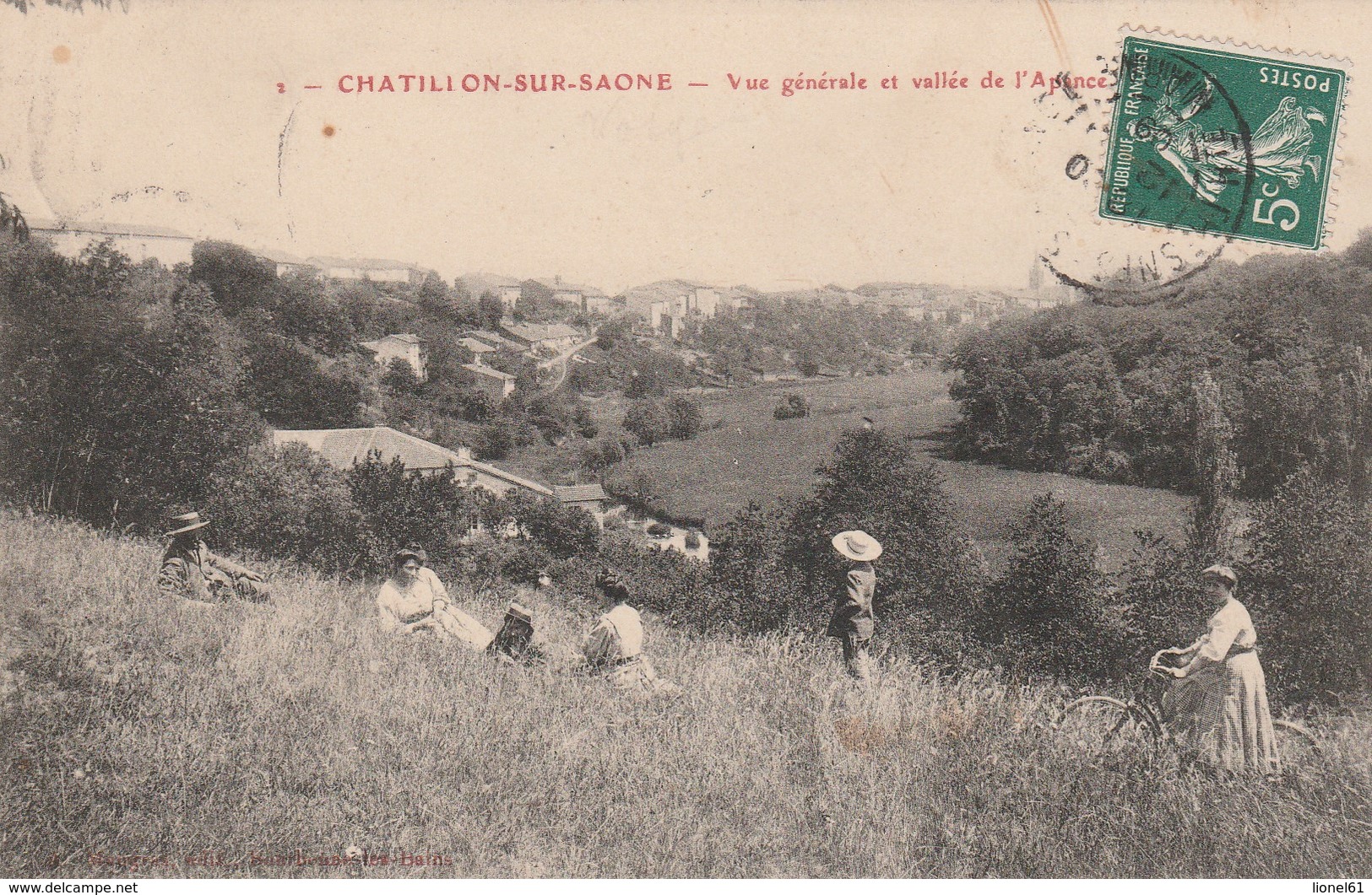 CHATILLON-SUR-SAONE : (88) Vue Générale Et Vallée De LApance - Autres & Non Classés