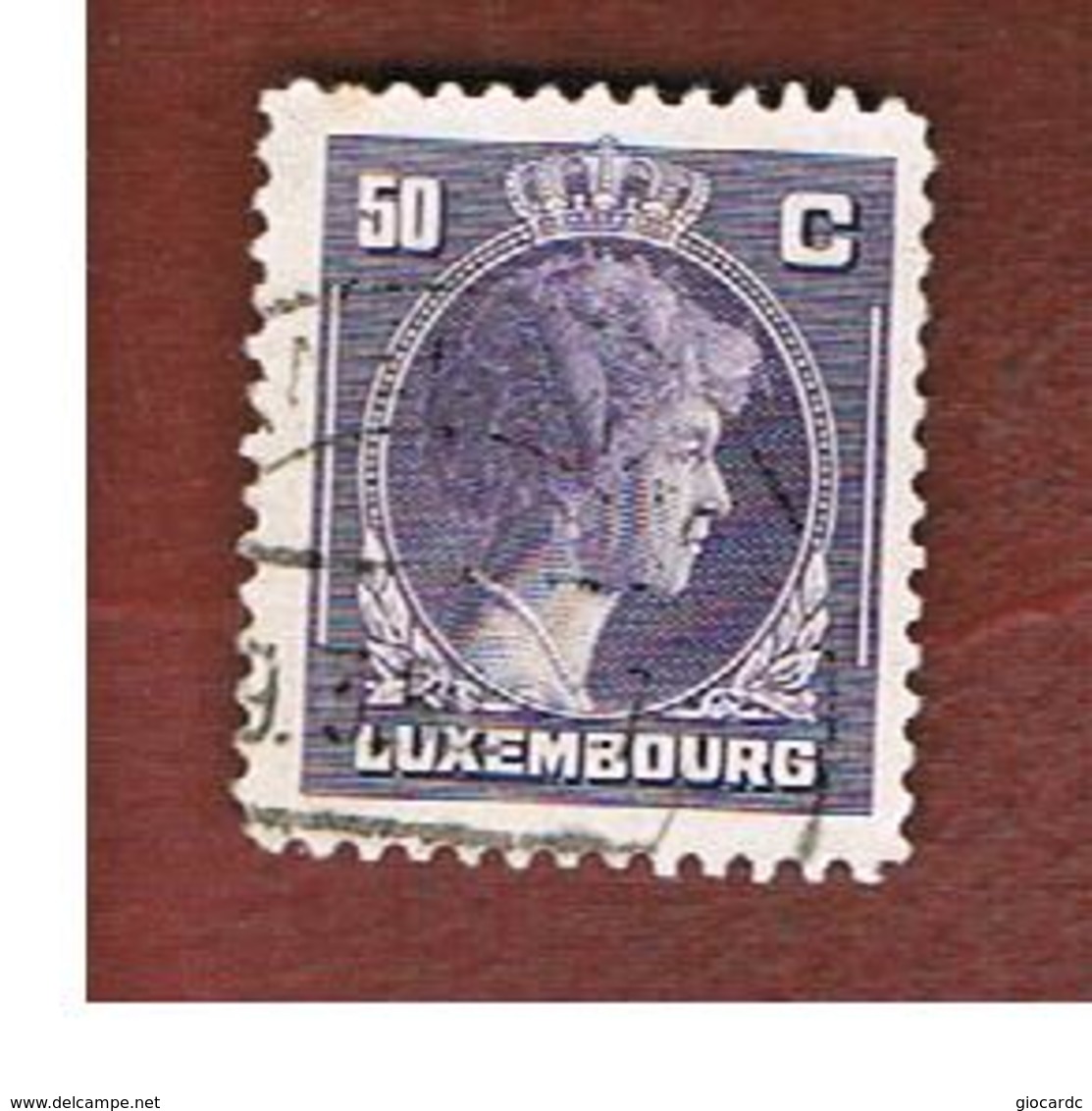 LUSSEMBURGO (LUXEMBOURG)   -   SG  445    -   1944 GRAND DUCHESS  CHARLOTTE  50     -   USED - 1944 Charlotte Rechterzijde