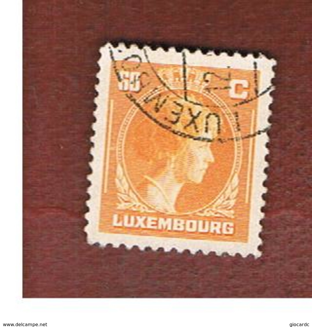 LUSSEMBURGO (LUXEMBOURG)   -   SG  445a    -   1946 GRAND DUCHESS  CHARLOTTE 60  -   USED - 1944 Charlotte Rechterzijde