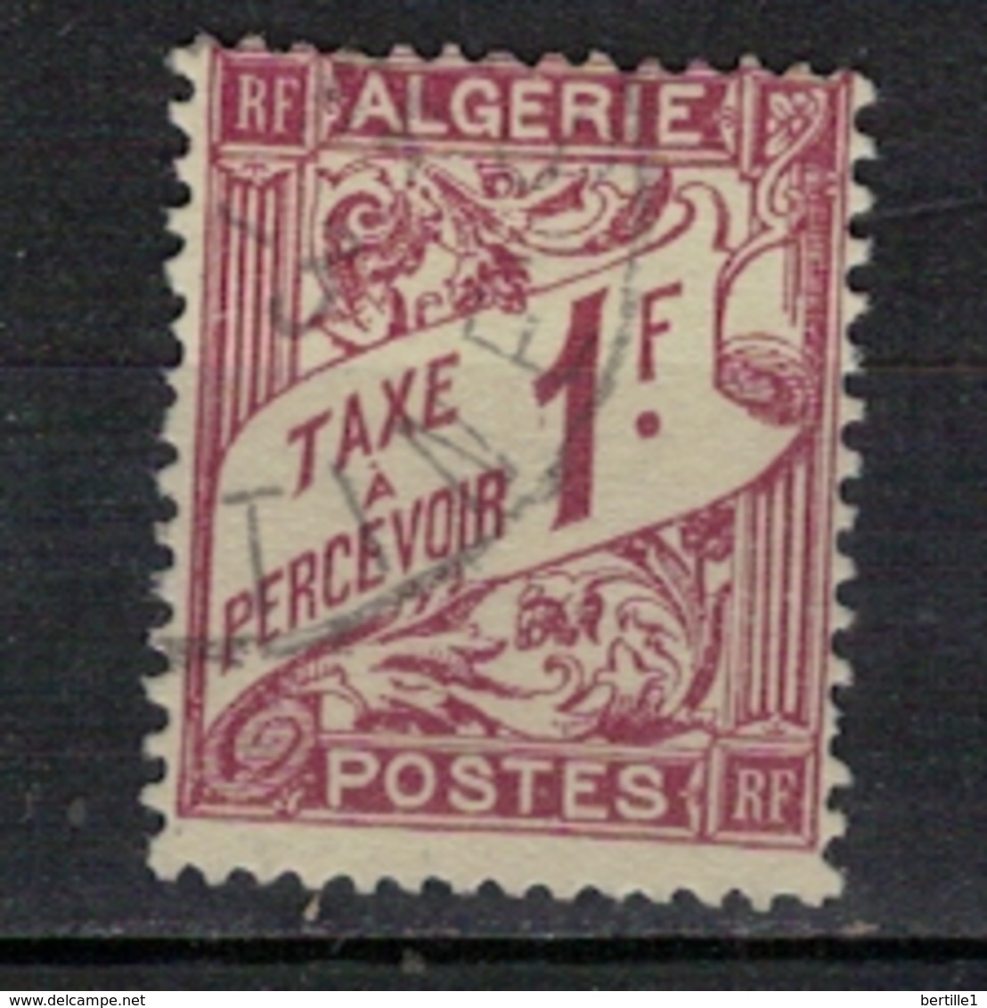 ALGERIE          N°  YVERT  TAXE  9        OBLITERE       ( O   3/51 ) - Timbres-taxe