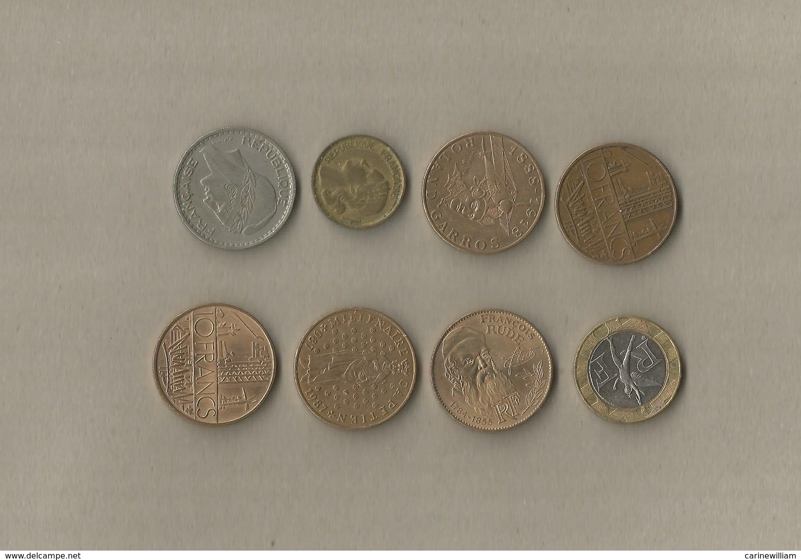 8 Verschillende Munten Van 10 Francs - Frankrijk / France - Autres & Non Classés