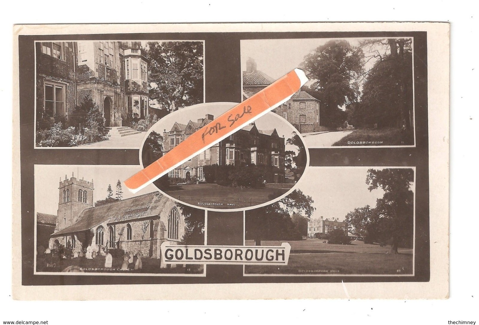 RP GOLDSBOROUGH MULTIVIEW Nr KNARESBOROUGH YORKSHIRE UNUSED - Andere & Zonder Classificatie