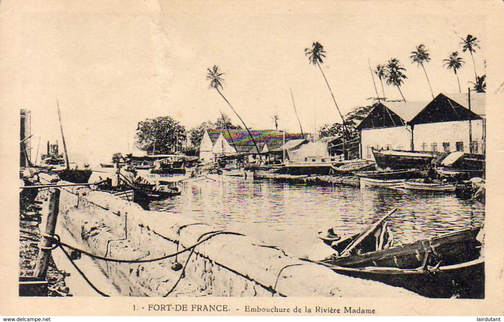 MARTINIQUE FORT DE FRANCE  Embouchure De La Rivière Madame - Fort De France