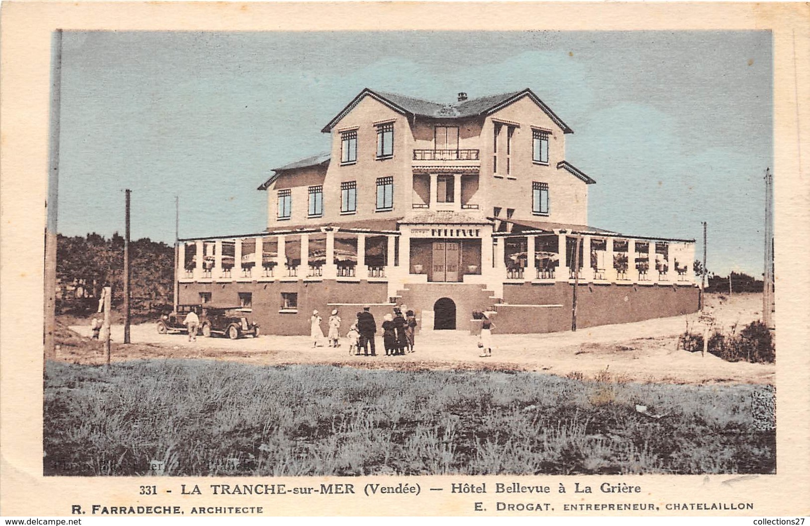 85-LA-TRANCHE-SUR-MER- HÔTEL BELLEVUE A LA GRIERE - La Tranche Sur Mer