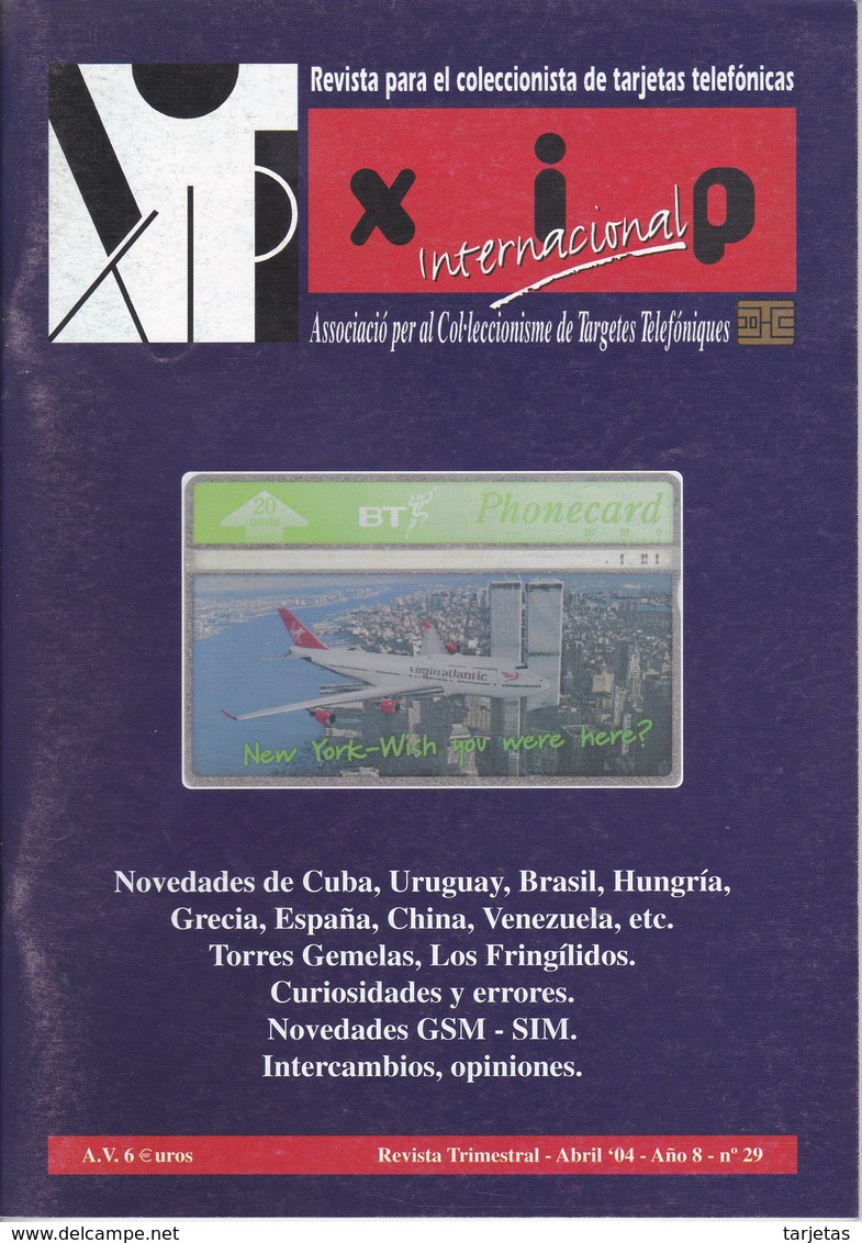 REVISTA XIP Nº29  DEL MES DE ABRIL DEL AÑO 2004 - Kataloge & CDs