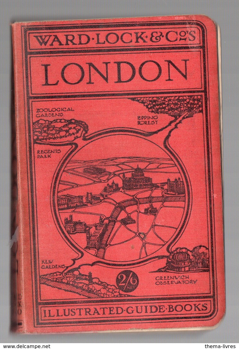 London : Ilustrated Guide Book Ward Lock Et C.51 Ed Revised 1934-35  (PPP10619) - Europe