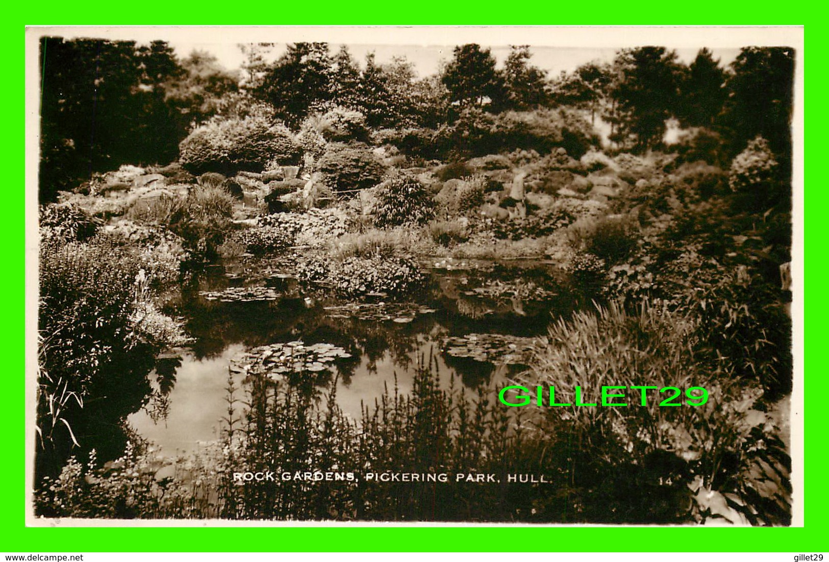 HULL, TEXAS - ROCK GARDENS, PIKERING PARK - REAL PHOTOGRAPH - - Autres & Non Classés