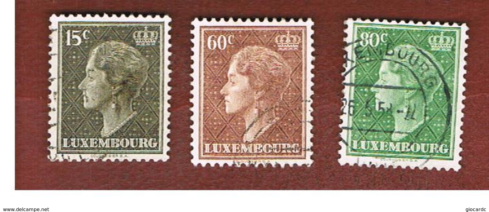 LUSSEMBURGO (LUXEMBOURG)   -   SG  514.517   -   1949  GRAND DUCHESS CHARLOTTE  -   USED - 1948-58 Charlotte Linkerkant