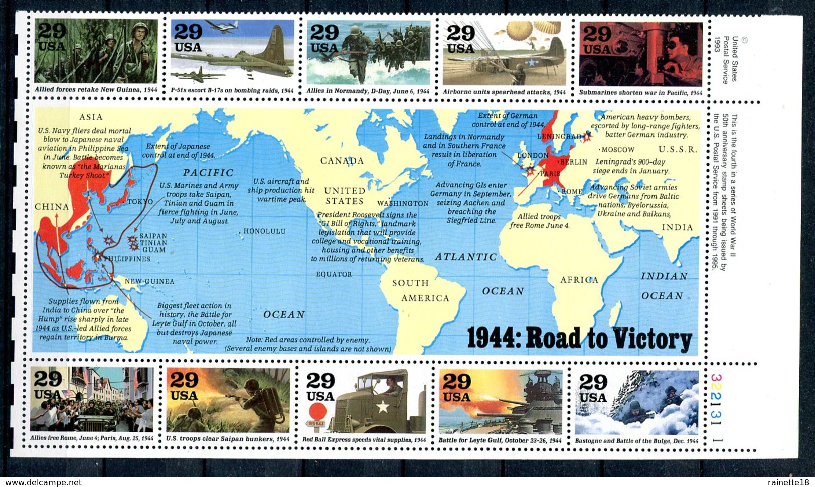 U.S.A            2242/2251  **   En Feuille - Unused Stamps