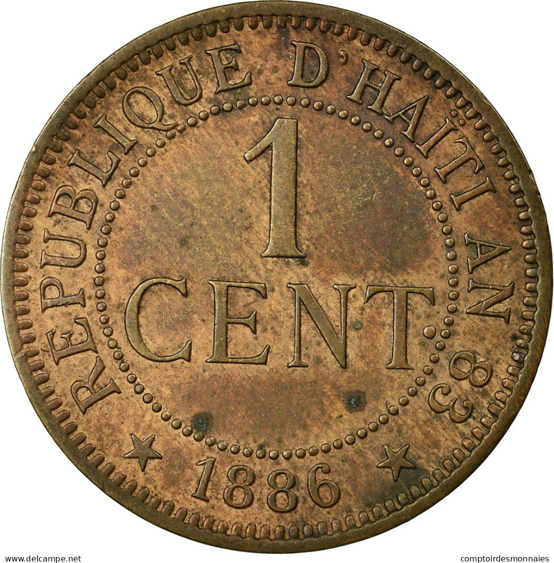 Monnaie, Haïti, Centime, 1886, Paris, SUP, Bronze, KM:48 - Haití