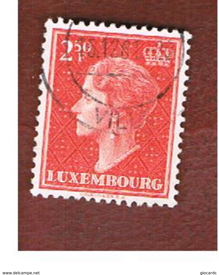 LUSSEMBURGO (LUXEMBOURG)   -   SG  521a   -   1951  GRAND DUCHESS CHARLOTTE 2,5 F   -   USED - 1948-58 Charlotte De Profil à Gauche