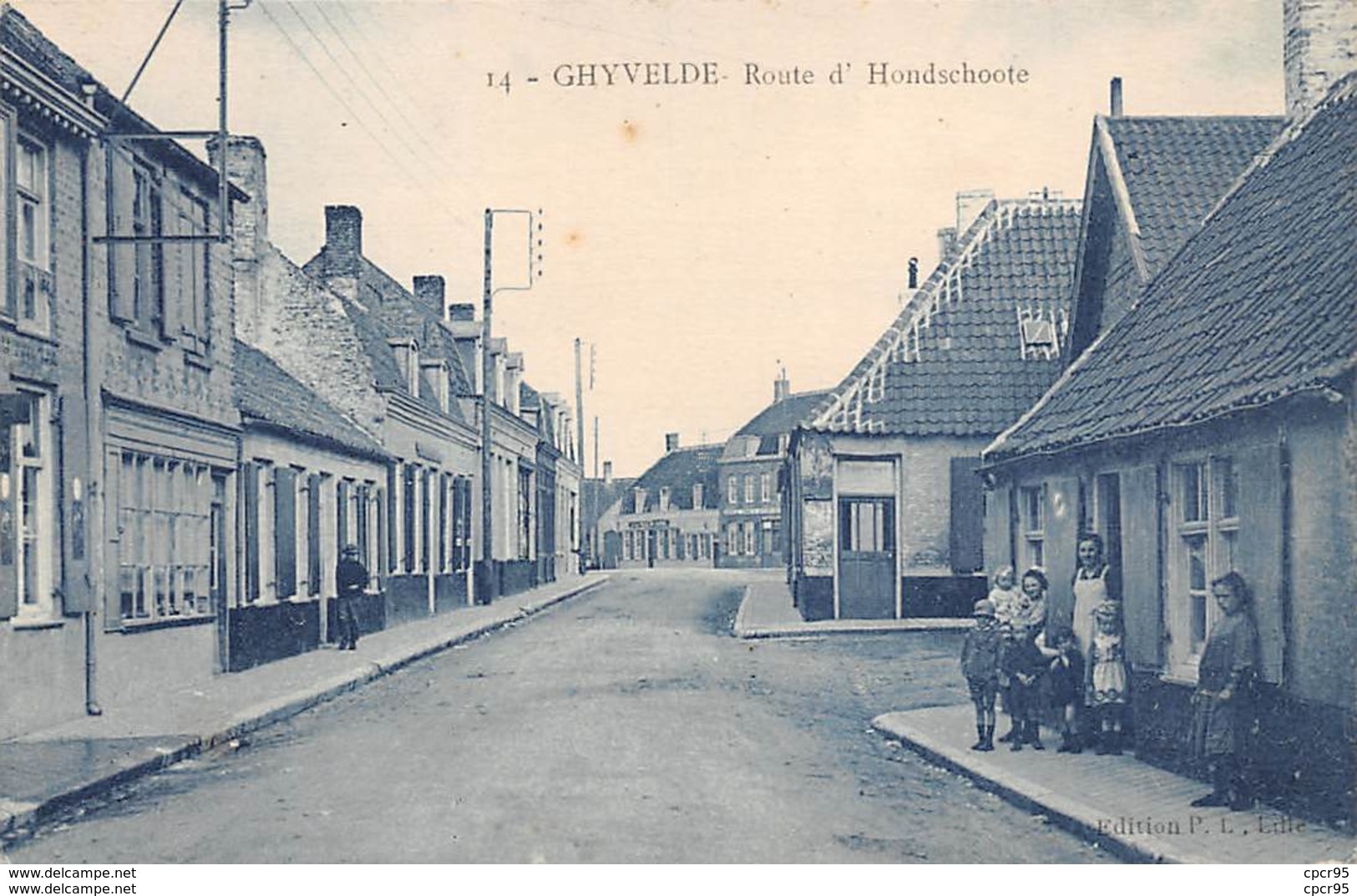 59    .    N° 203306          .             GHYVELDE          .                ROUTE D HONDSCHOOTE - Autres & Non Classés