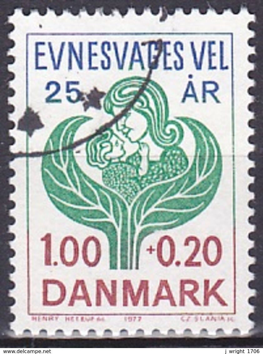 Denmark/1977 - Society Of Mentally Handicapped/Landsforeningen Evnesvages Vel - 1.00 + 0.20 Kr - USED - Used Stamps