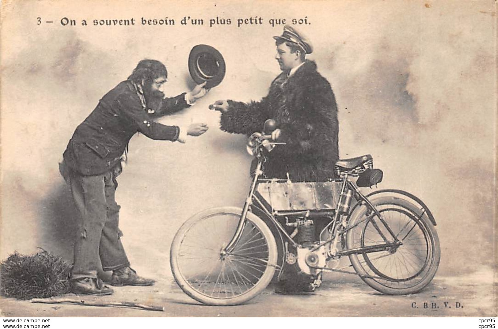 MOTO .n°54483.on A Souvent Besoin D'un Plus Petit Que Soi. - Motorfietsen