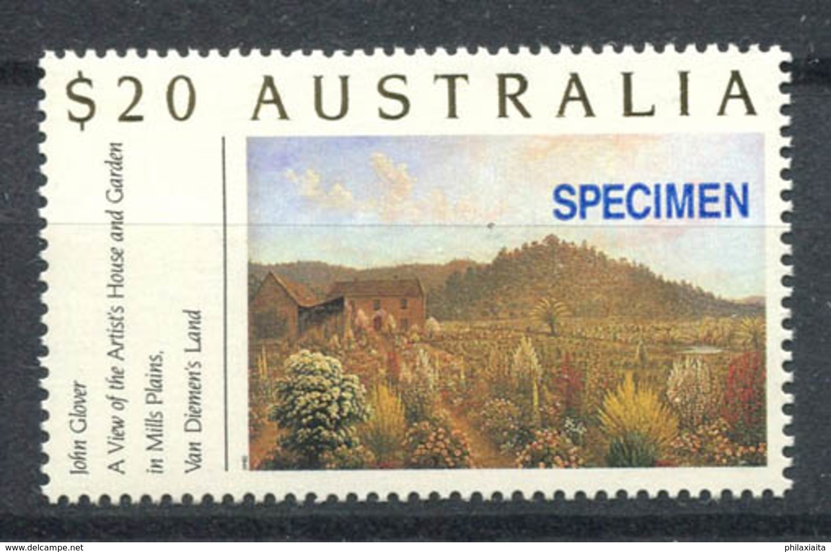 Australia 1990 Mi. 1222 Nuovo ** 100% SPECIMEN, Giardino, Dipinti - Neufs