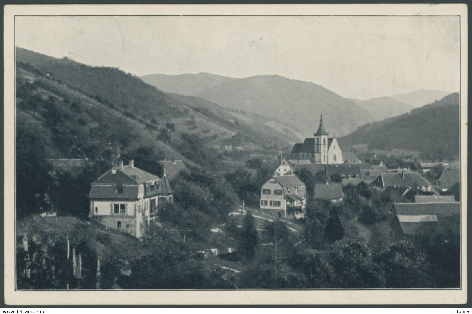 1908, 5 Pf. Germania Auf Ansichtskarte An Die Luftschiffhalle Mit Eingangsstempel Baden-Oos, Pracht -> Automatically Gen - Other & Unclassified