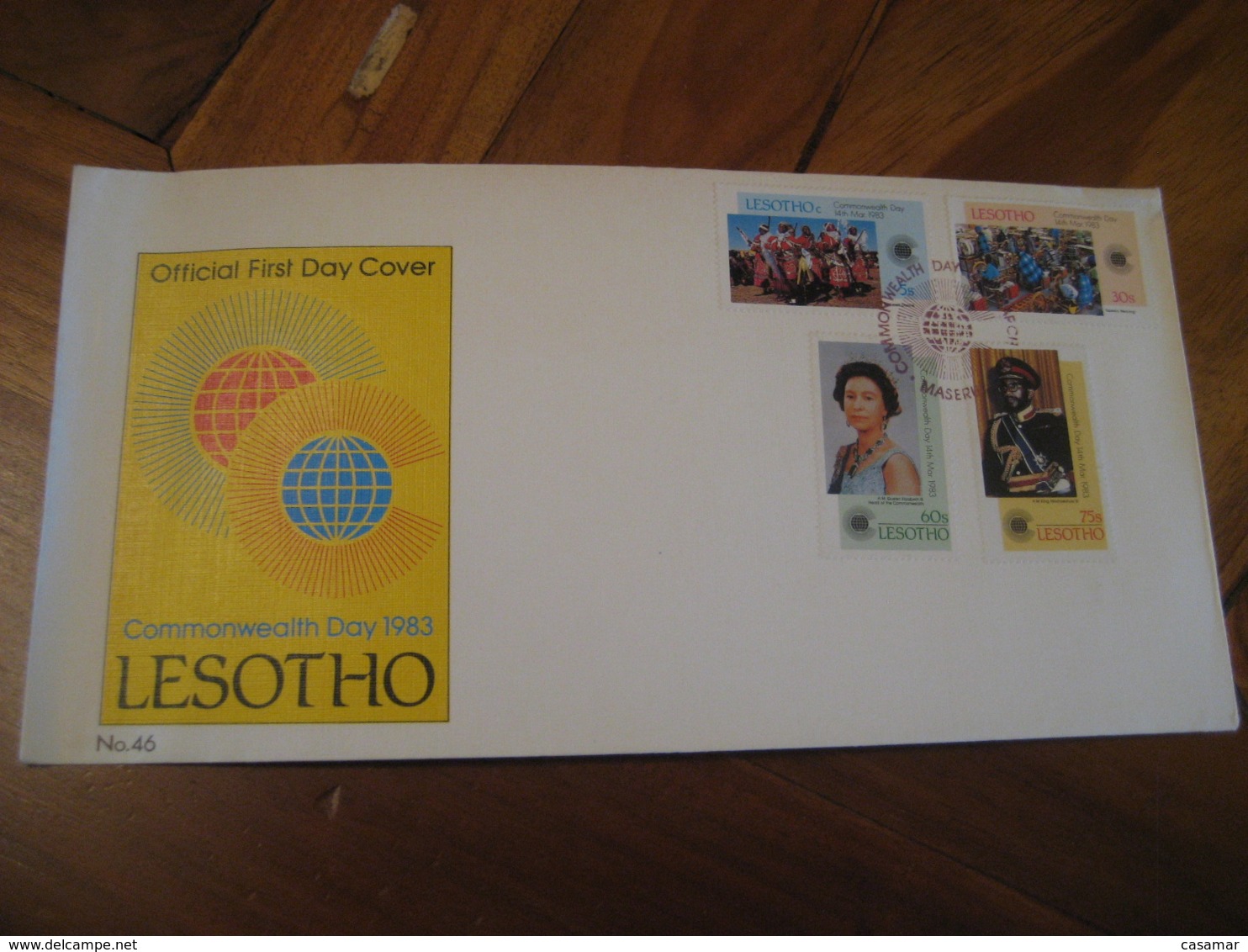 MASERU 1983 Commonwealth Day QEII Royalty FDC Cancel Cover LESOTHO - Lesotho (1966-...)