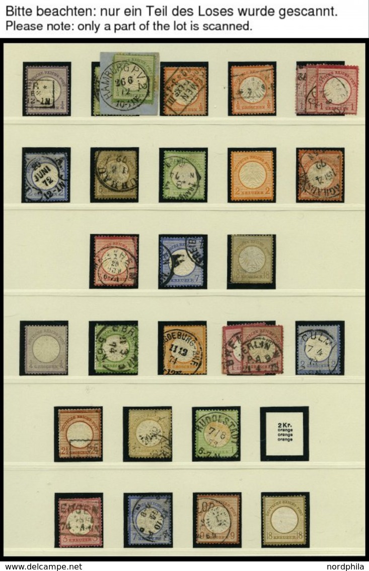 SAMMLUNGEN O,* , Sammlung Dt. Reich Von 1872-1933 Im SAFE-dual Album, Stark Unterschiedliche Erhaltung, Daher Niedrig Au - Used Stamps