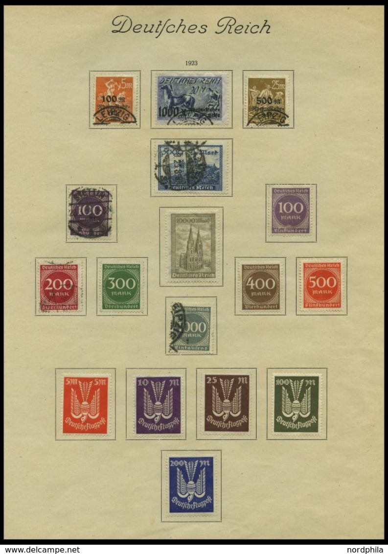 SAMMLUNGEN *,o , 1918-23, Alter Sammlungsteil Inflation, Besichtigen! - Oblitérés