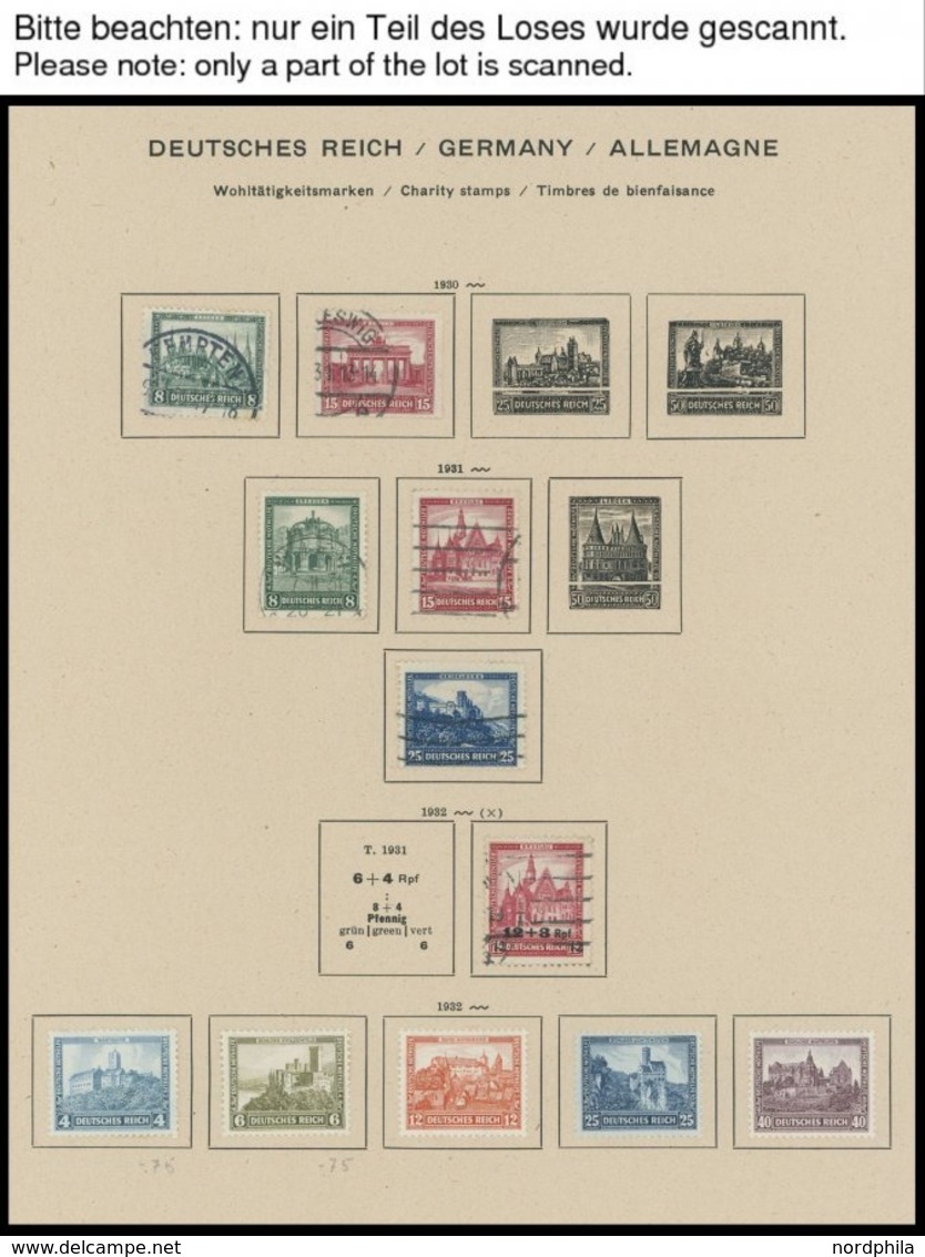 SAMMLUNGEN *,o,(*) , 1930-45 Sammlungsteil Mit Diversen Mittleren Ausgaben, Besichtigen! - Used Stamps