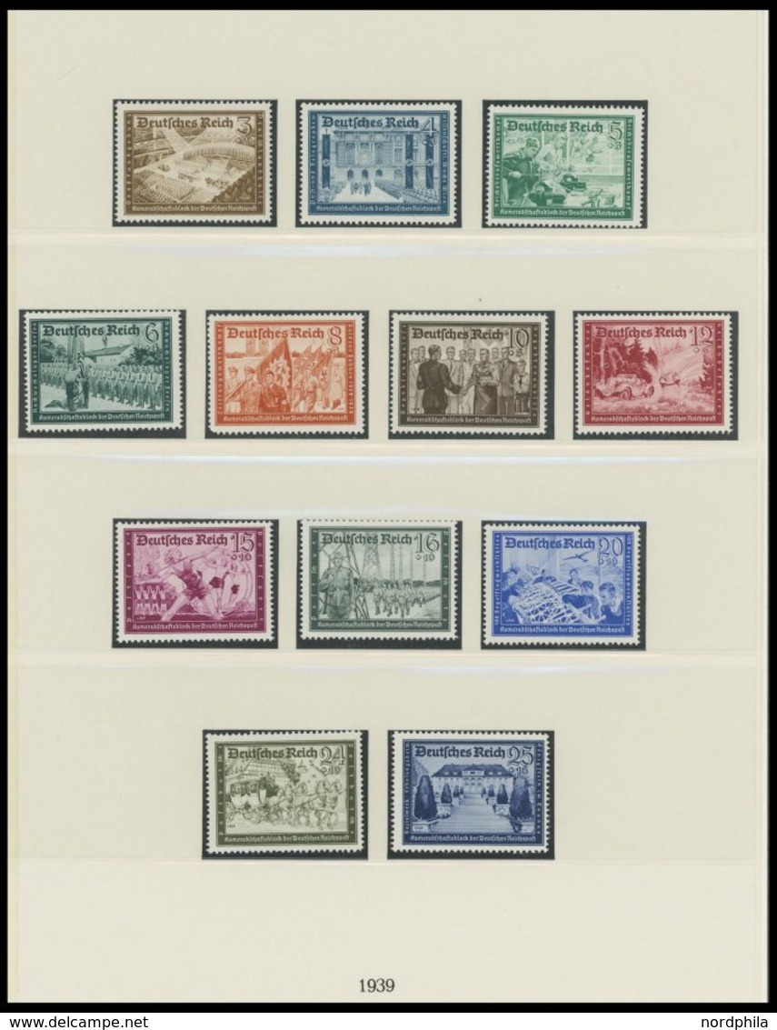SAMMLUNGEN O,* , 1933-45, Sauberes Lindner Falzlosalbum Mit Fast Nur Kleineren Werten - Used Stamps