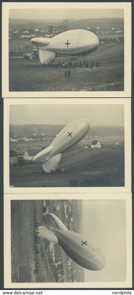 1941, Deutsche Luftwaffe: 5 Fesselballon Einsatzfotos Von Kriegsberichterstattern, Pracht -> Automatically Generated Tra - Other & Unclassified