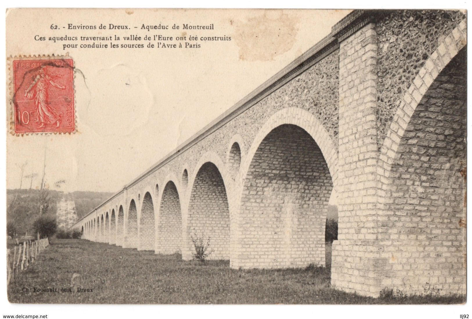 CPA 28 - Environs De DREUX (Eure Et Loir) - 62. Aqueduc De Montreuil - Dreux