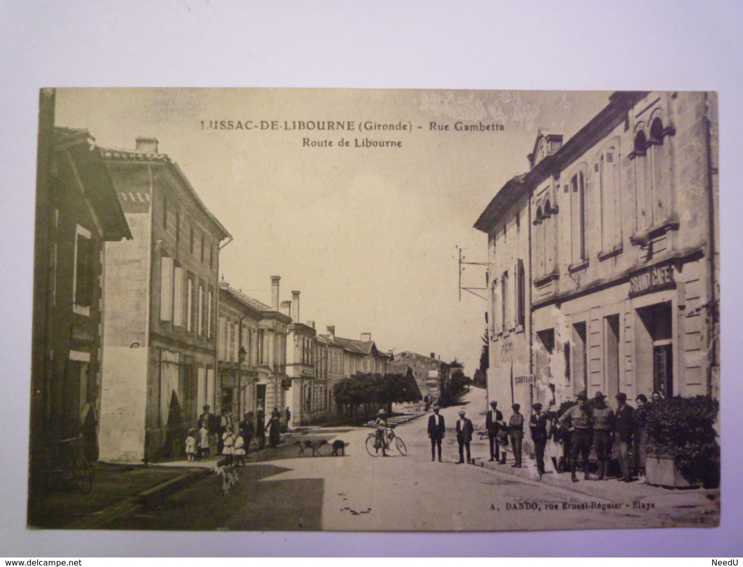GP 2019 - 979  LUSSAC-de-LIBOURNE  (Gironde)  :  Rue Gambetta  -  Route De Libourne     XXX - Other & Unclassified