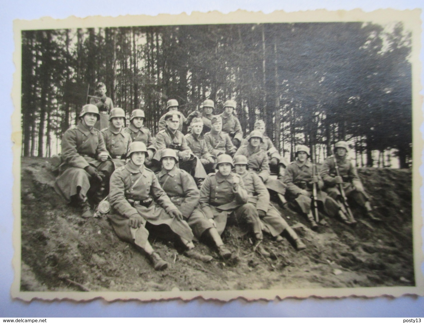 Guerre 39/45 - Groupe De Soldats Allemands  - Photographie Originale   - TBE - 1939-45