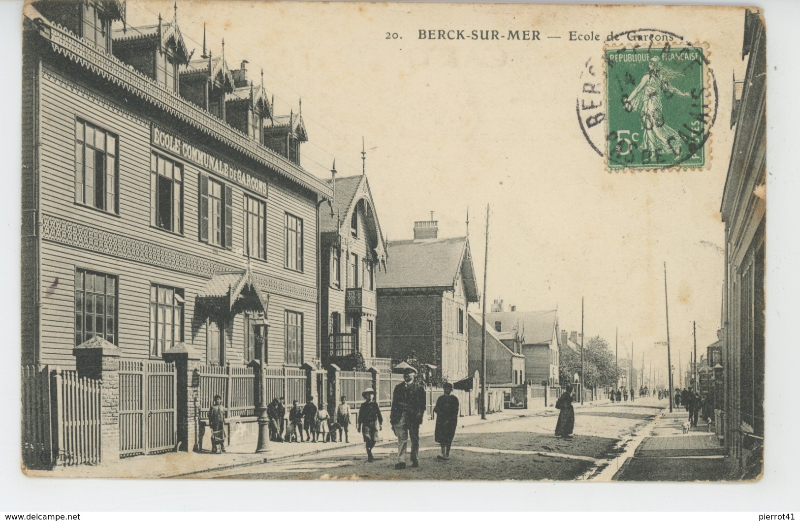 BERCK SUR MER - Ecole De Garçons - Berck