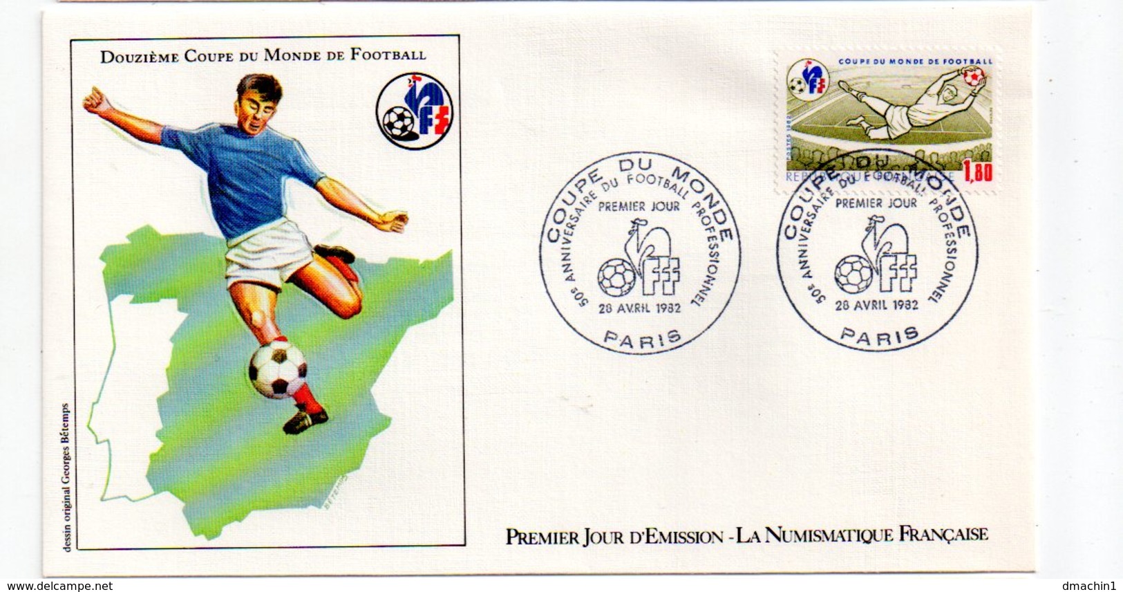 Douzième Coupe Du Monde De Football - 1982-  -voir état - 1980-1989