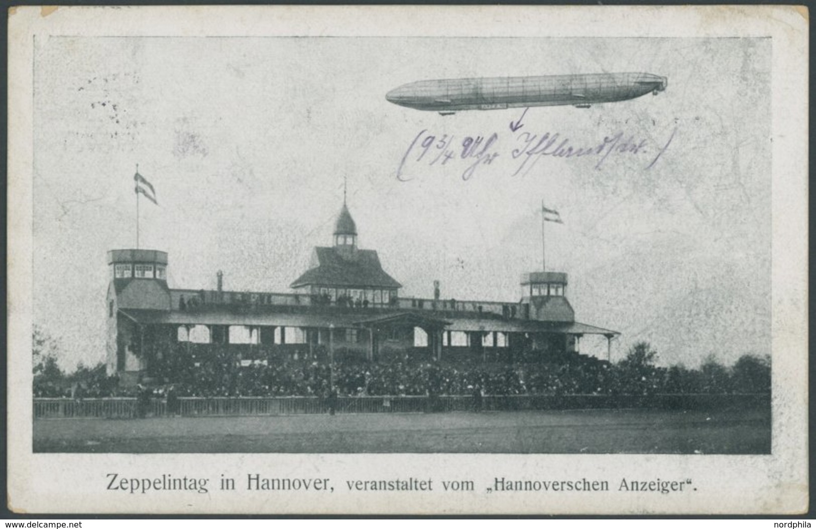 1912, Zeppelintag In Hannover, Veranstaltet Vom Hannoverschen Anzeiger, Gebraucht, Ansichtskarte Feinst -> Automatically - Sonstige & Ohne Zuordnung