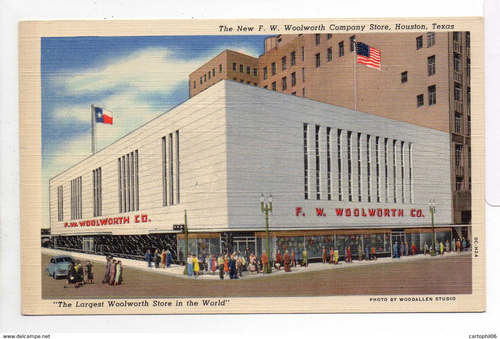 - CPA HOUSTON (Texas / USA) - The New F. W. Woolworth Company Store - - Houston