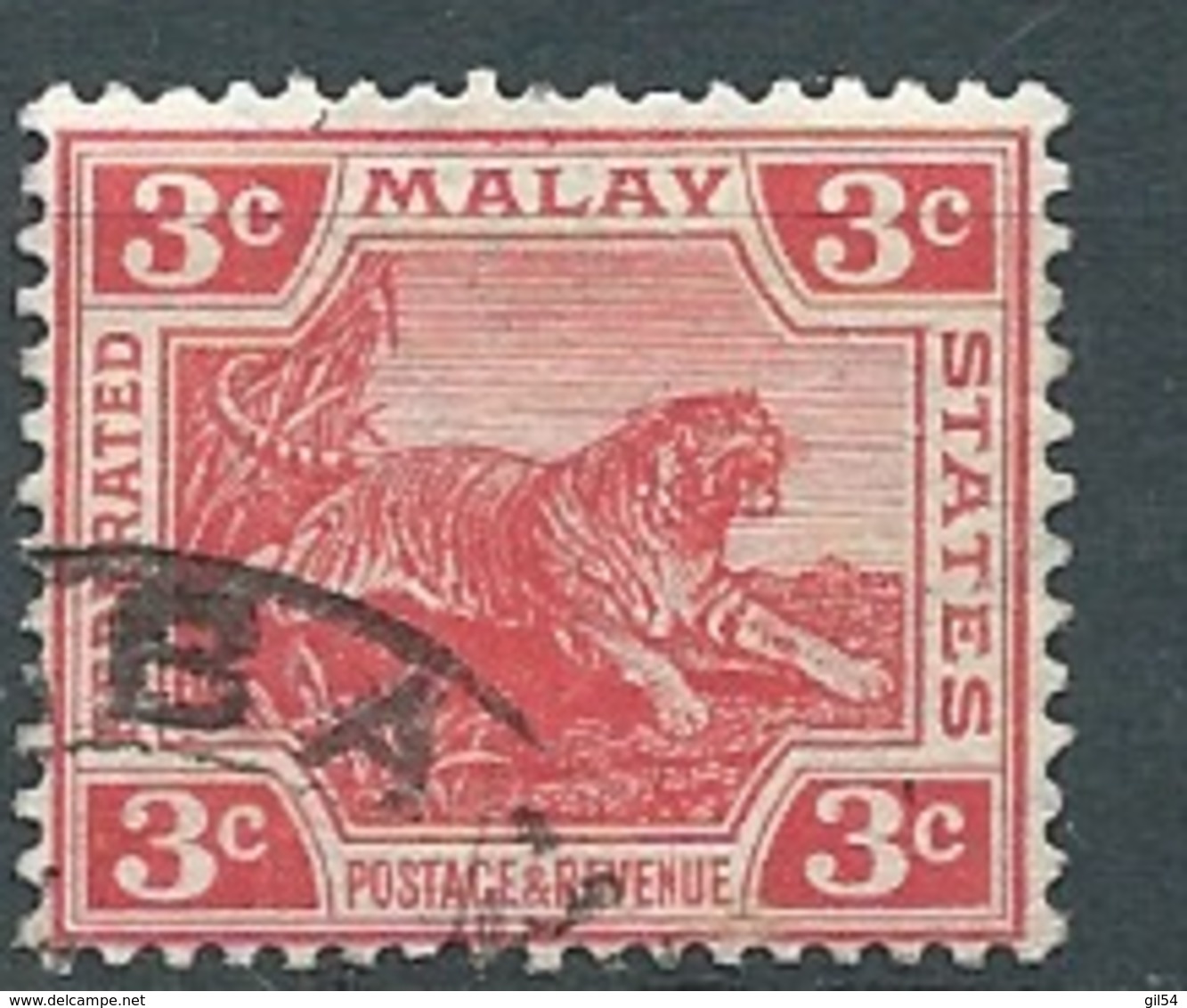 Etats Malais Fédérés   - Yvert N°  43  Oblitéré    -  Bce 18248 - Federated Malay States