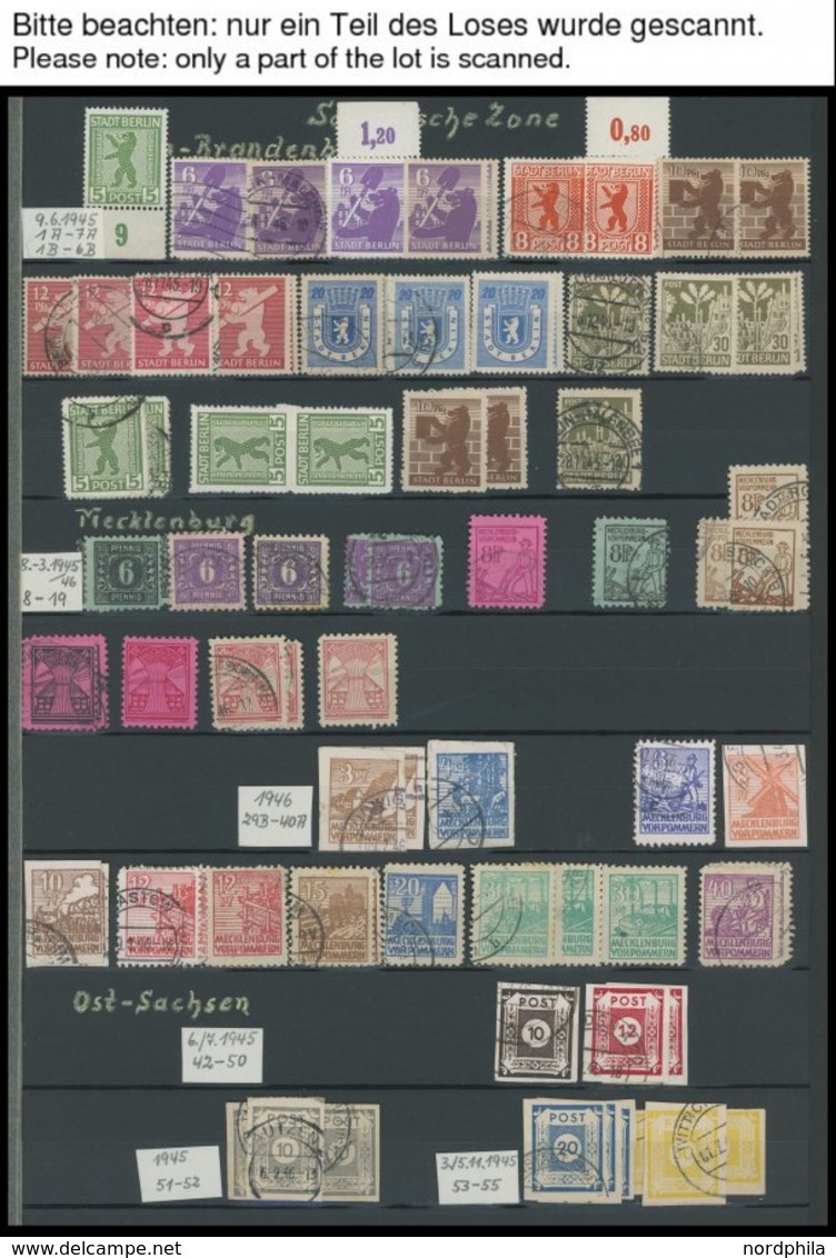 SAMMLUNGEN O,** , 1950-85, Sammlung DDR Mit Einfachen Ausgaben Und Etwas SBZ, Fast Nur Prachterhaltung - Sammlungen