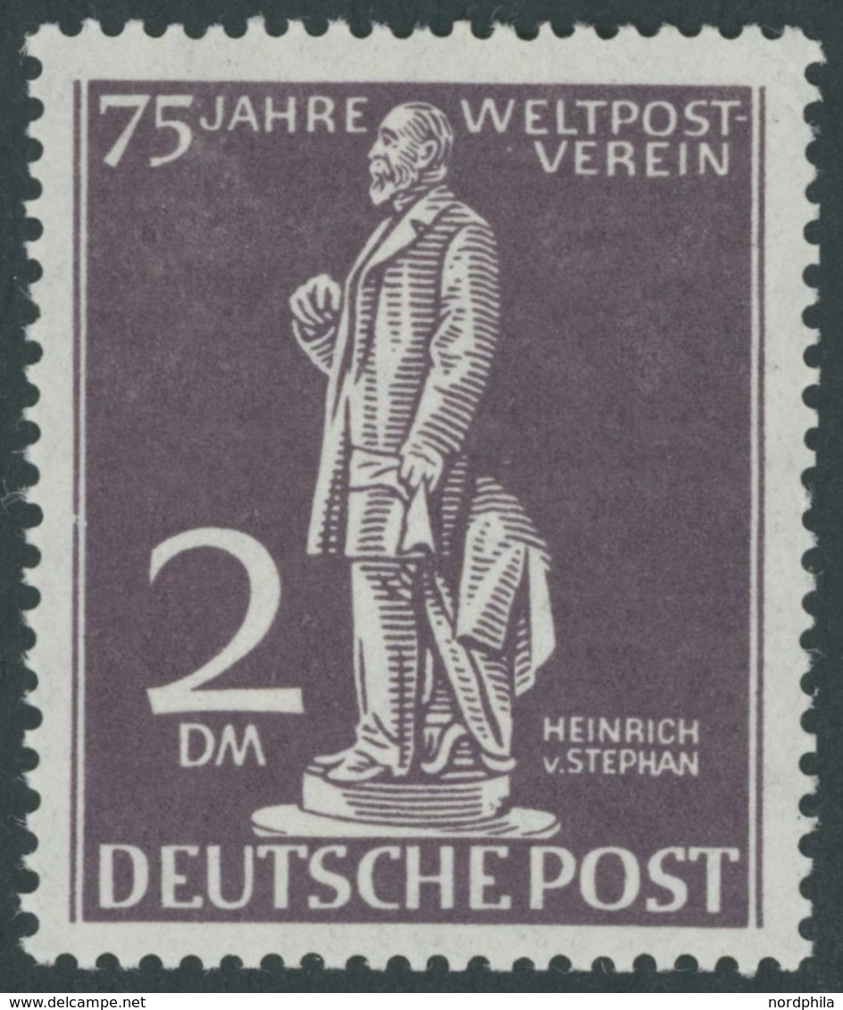 BERLIN 41II **, 1949, 2 M. Stephan Mit Abart Große Einbuchtung Am Unteren Denkmalsockel über Letztem E Von Deutsche, Pos - Other & Unclassified