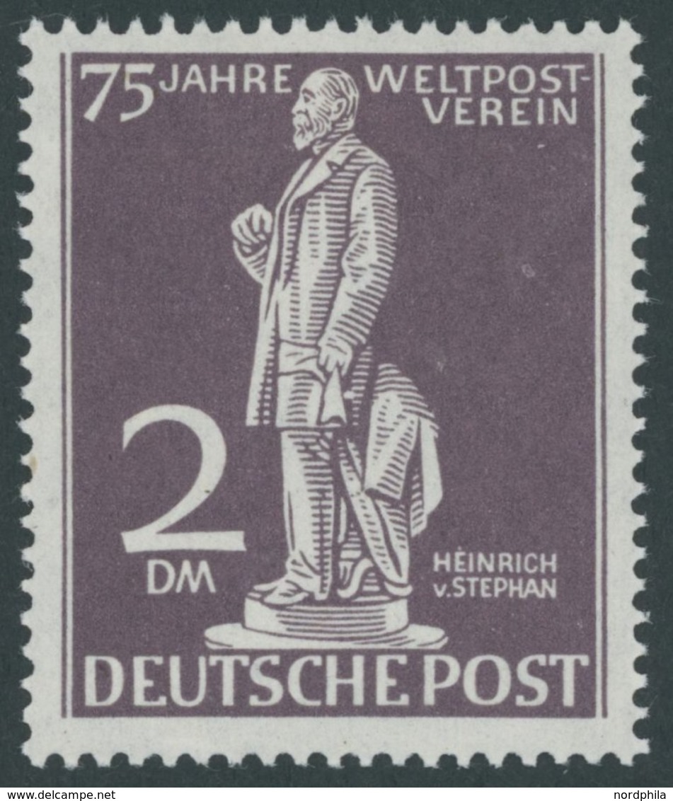 BERLIN 41V *, 1949, 2 M. Stephan Mit Abart Weißer Fleck Unter Der Rechten Hand Neben Dem Tuch, Falzreste, Pracht - Other & Unclassified
