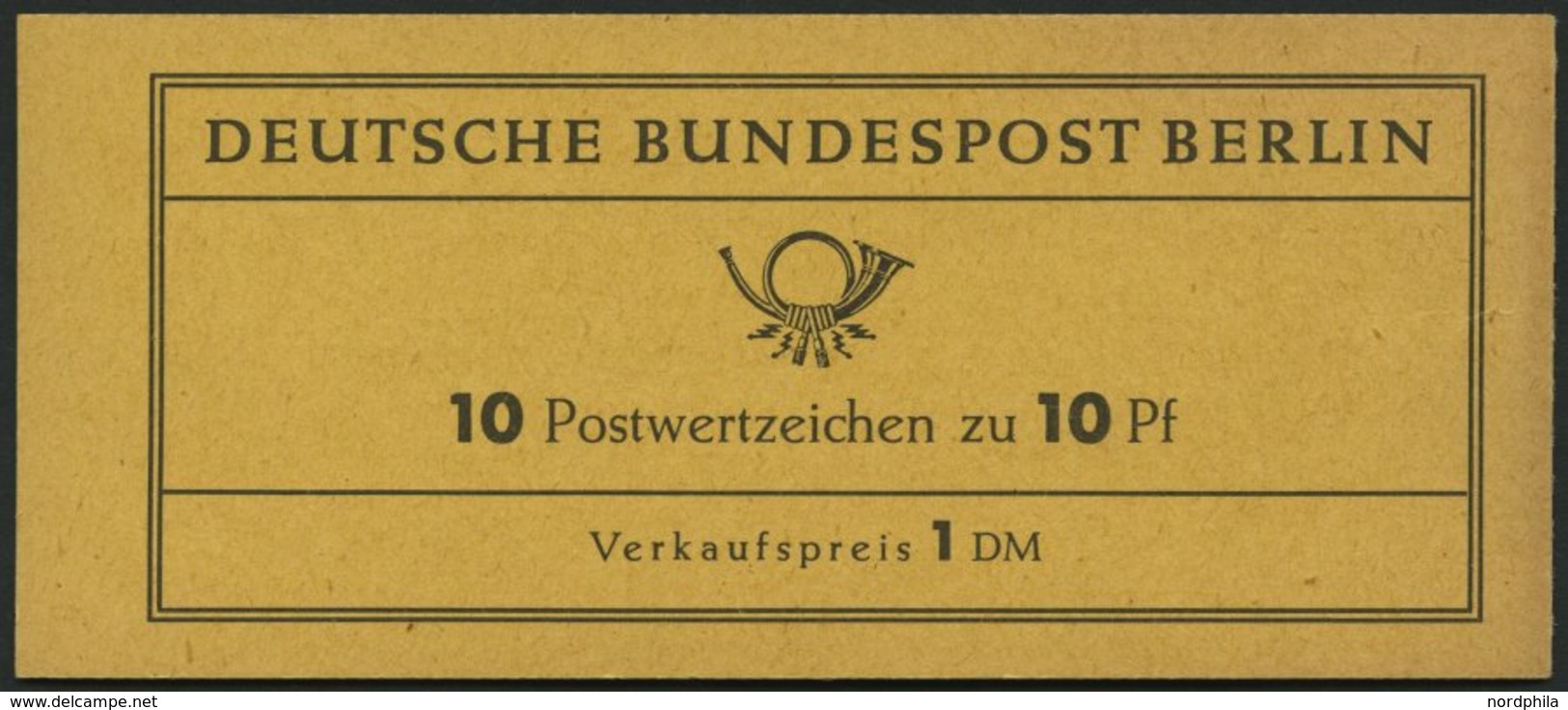 ZUSAMMENDRUCKE MH 3d **, 1964, Markenheftchen Dürer, Reklame Georg Bühler, Pracht, Mi. 220.- - Se-Tenant