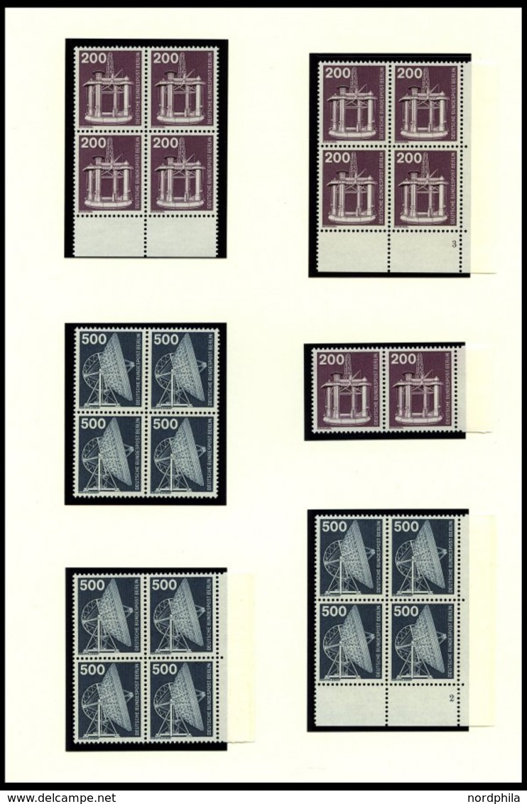 SAMMLUNGEN **, postfrische überkomplette Sammlung Berlin von 1962-90 in 7 Leuchtturmalben, oft bis zu 20x (in Einheiten,