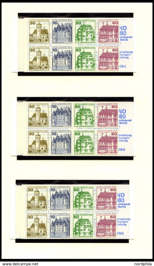 SAMMLUNGEN **, postfrische überkomplette Sammlung Berlin von 1962-90 in 7 Leuchtturmalben, oft bis zu 20x (in Einheiten,