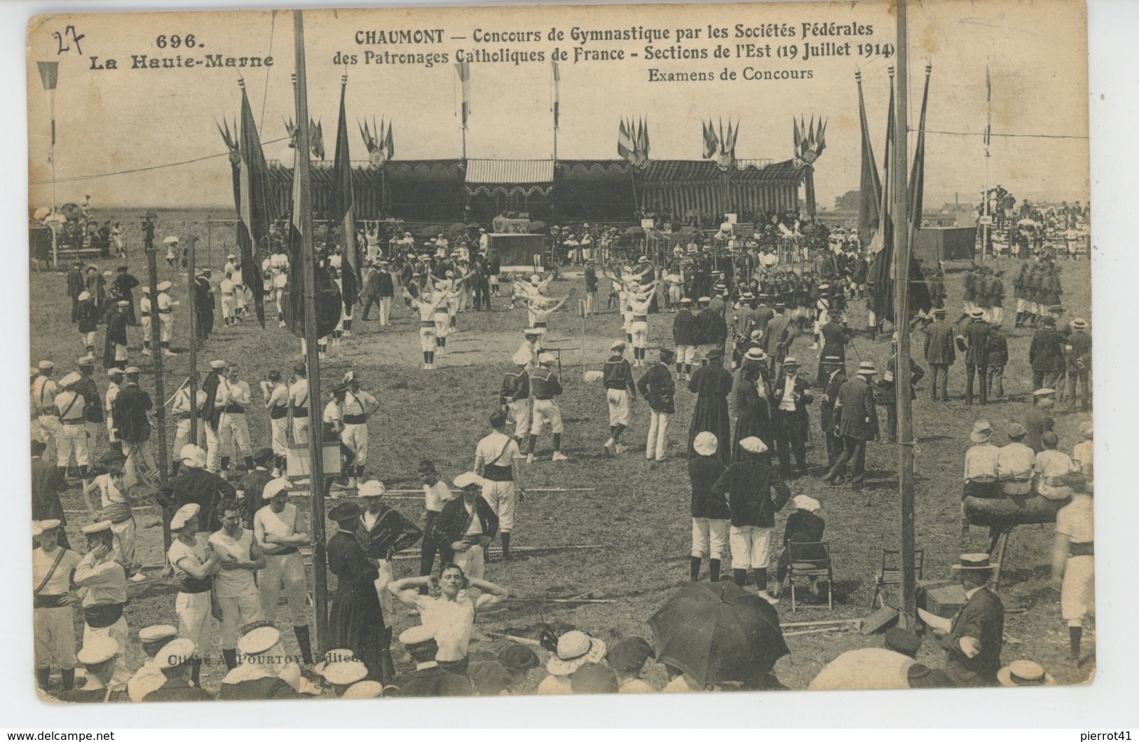 CHAUMONT - Concours De Gymnastique Par Les Sociétés Fédérales Des Patronages Catholiques De France - Sections De L'Est - - Chaumont