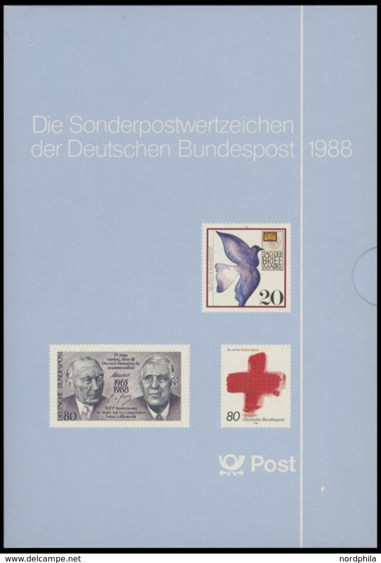 JAHRESZUSAMMENSTELLUNGEN J 16 **, 1988, Jahreszusammenstellung, Postfrisch, Pracht, Mi. 75.- - Sonstige & Ohne Zuordnung